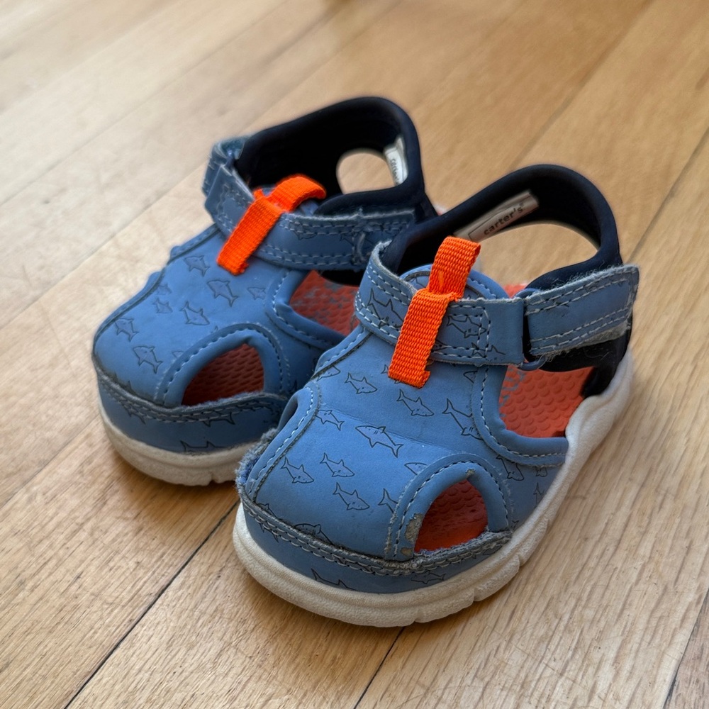 Carter's Blue and Orange Baby Sandals